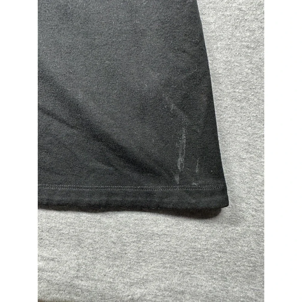 Eileen Fisher Dress Black M‎ Medium Pleated Bib A Line Stretch